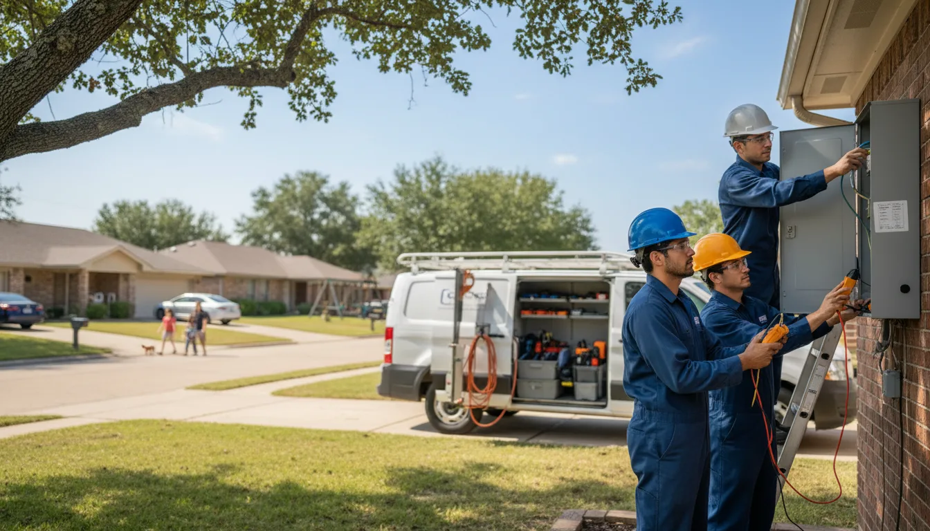 Certified electrician providing emergency electrical services in Viola, KS